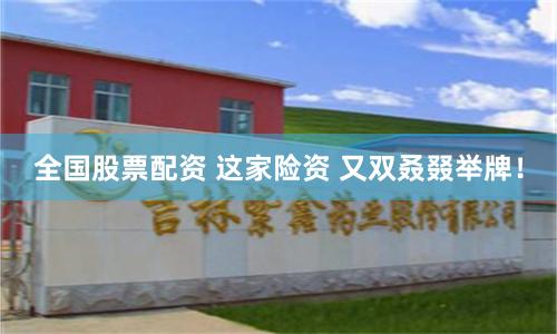 全国股票配资 这家险资 又双叒叕举牌！