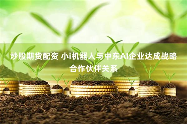 炒股期货配资 小i机器人与中东AI企业达成战略合作伙伴关系