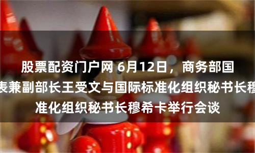 股票配资门户网 6月12日，商务部国际贸易谈判代表兼副部长王受文与国际标准化组织秘书长穆希卡举行会谈
