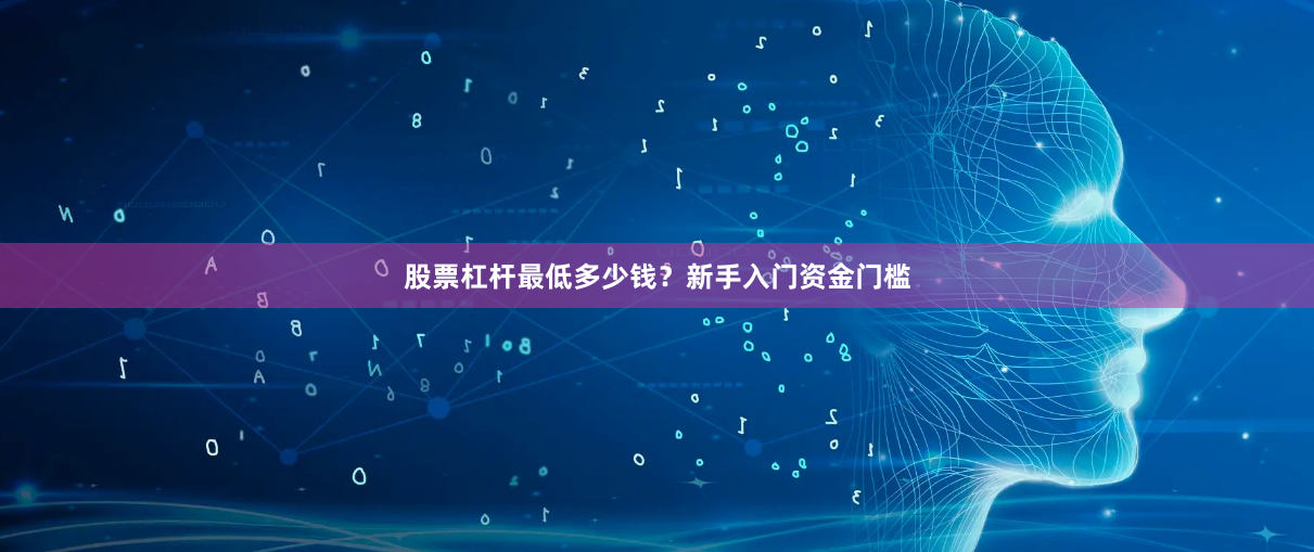 股票杠杆最低多少钱？新手入门资金门槛
